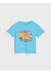 Sinsay - Koszulka SpongeBob - turkusowy. Kolor: turkusowy