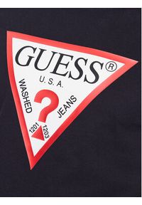 Guess T-Shirt M2YI71 I3Z14 Granatowy Slim Fit. Kolor: niebieski. Materiał: bawełna #4