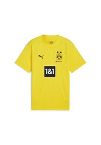 Puma - Młodzieżowa koszulka Borussia Dortmund PUMA Faster Yellow Black. Kolor: żółty, wielokolorowy, czarny