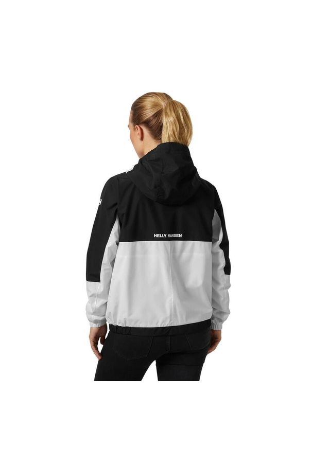 Kurtka żeglarska damska Helly Hansen Rig Rain. Kolor: wielokolorowy, biały, czarny. Sport: żeglarstwo