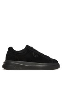 Guess Sneakersy FMFBAN LEP12 Czarny. Kolor: czarny. Materiał: zamsz, skóra