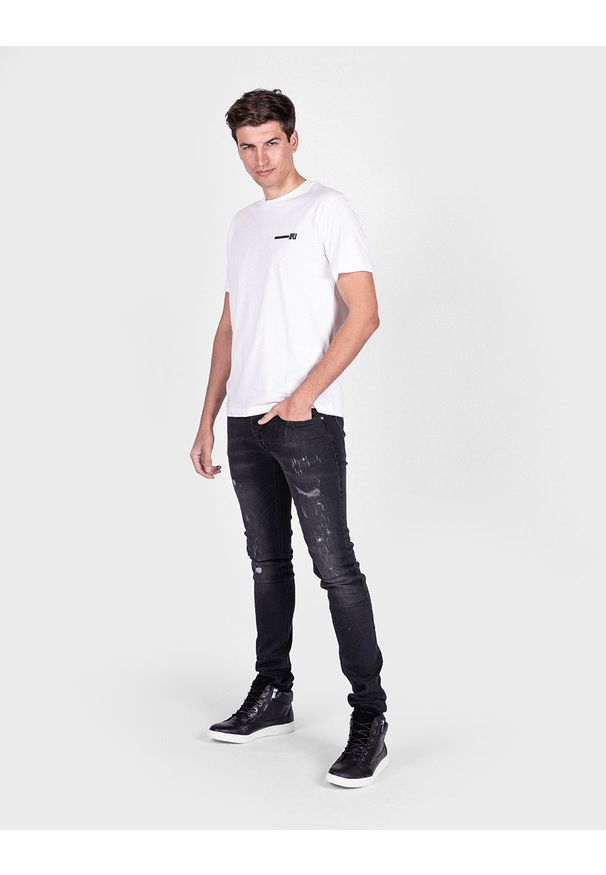 Les Hommes T-shirt "Urzn". Okazja: na co dzień. Materiał: bawełna. Wzór: nadruk. Styl: casual