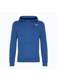 Reebok Fitness - Bluza Reebok Identity Small Logo Hoodie. Kolor: niebieski. Sport: fitness #1