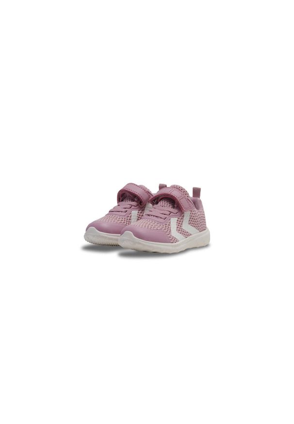 Sneakersy dla dzieci Hummel Actus Recycled. Okazja: na uczelnię. Kolor: fioletowy. Materiał: syntetyk, nubuk, materiał. Sport: joga i pilates