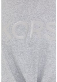 MICHAEL Michael Kors t-shirt bawełniany kolor szary. Kolor: szary. Materiał: bawełna. Wzór: nadruk #3