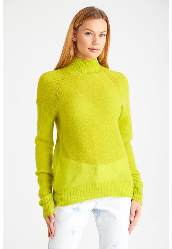 Sweter Patrizia Pepe do pracy, z golfem