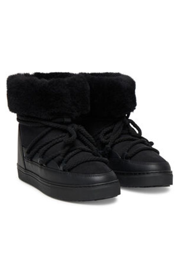 Inuikii Śniegowce Classic High 1001.002.0072 Czarny. Kolor: czarny. Materiał: skóra, zamsz