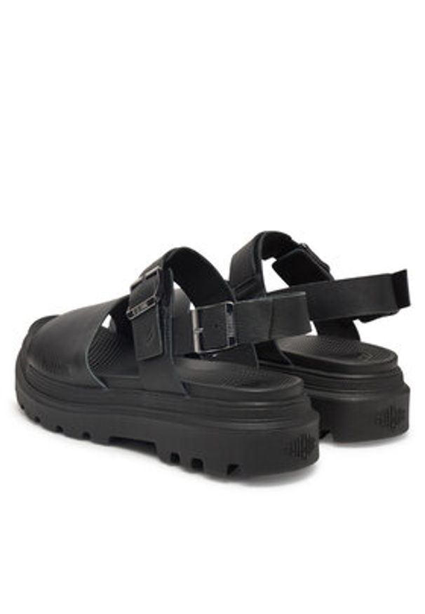 Palladium Sandały Pallacruise Classic 94460-008-M Czarny. Kolor: czarny. Materiał: skóra, nubuk