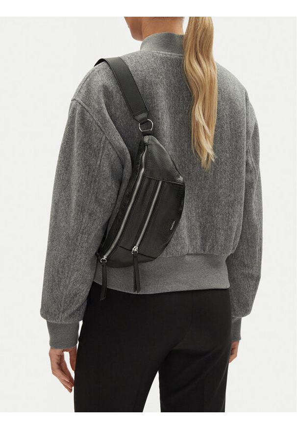 DeeZee Nerka DZE-L-001-07 Czarny. Kolor: czarny. Materiał: skóra