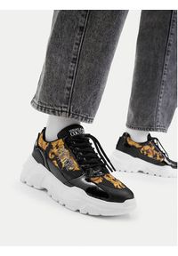 Versace Jeans Couture Sneakersy 80VA3SC7 ZSD94 G89 Czarny. Kolor: czarny. Materiał: skóra #7