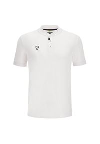 Polo Macron Athleisure SCE Patmos II CTN KR. Typ kołnierza: polo. Kolor: biały #1