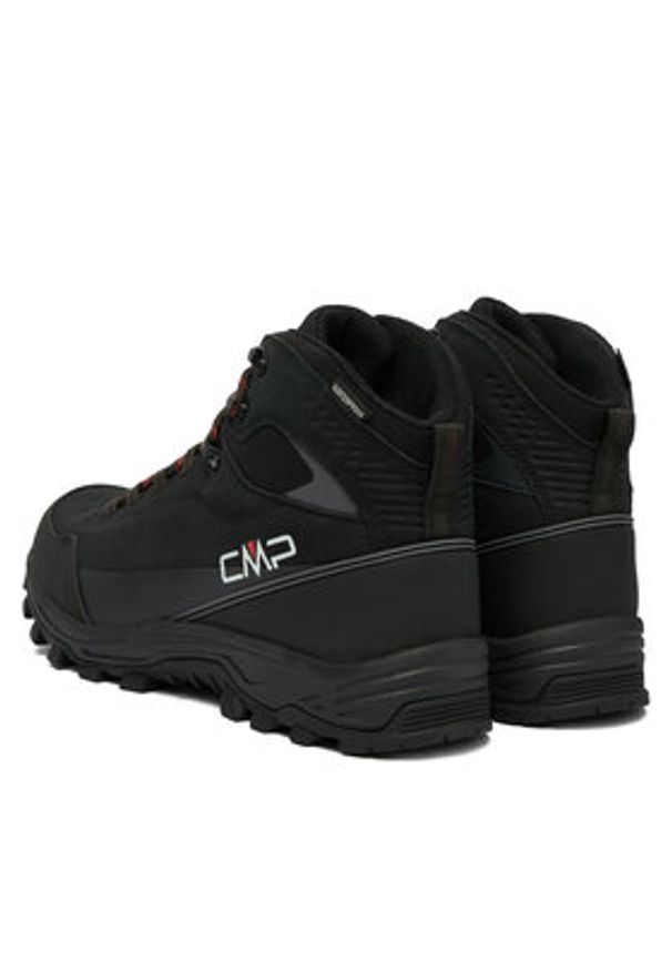 CMP Trekkingi Myzar Mid Waterproof 3Q15857 Czarny. Kolor: czarny. Materiał: zamsz, skóra. Sport: turystyka piesza