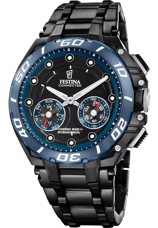 Zegarek Festina Zegarek męski Festina F20762-1 czarny. Kolor: czarny
