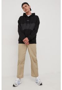 adidas Originals bluza bawełniana HC9462 męska kolor czarny z kapturem gładka. Okazja: na co dzień. Typ kołnierza: kaptur. Kolor: czarny. Materiał: bawełna. Wzór: gładki. Styl: casual