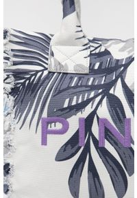 Pinko torba plażowa kolor biały. Kolor: biały. Rodzaj torebki: na ramię #3