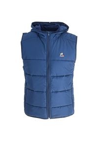 Kamizelka Le Coq Sportif Doudoune Sleeveless N1, Mężczyźni. Kolor: niebieski. Materiał: poliester, materiał