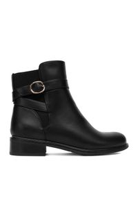 DeeZee Botki HX20207-287 Czarny. Kolor: czarny. Materiał: syntetyk, materiał