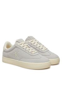 Calvin Klein Jeans Sneakersy Classic Cupsole Laceup Wt Wm YW0YW01833 Szary. Kolor: szary. Materiał: zamsz, skóra #4