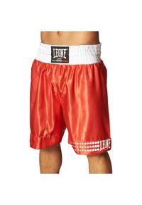 Spodenki bokserskie LEONE 1947 Boxing. Kolor: czerwony