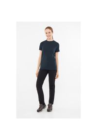 Viking - T-shirt damski VIKING Salen Lady Merino. Kolor: niebieski
