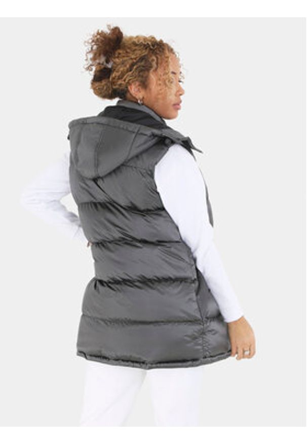 Brave Soul Bezrękawnik LJK-NEEMAGILET Szary Straight Fit. Kolor: szary. Materiał: syntetyk. Długość rękawa: bez rękawów
