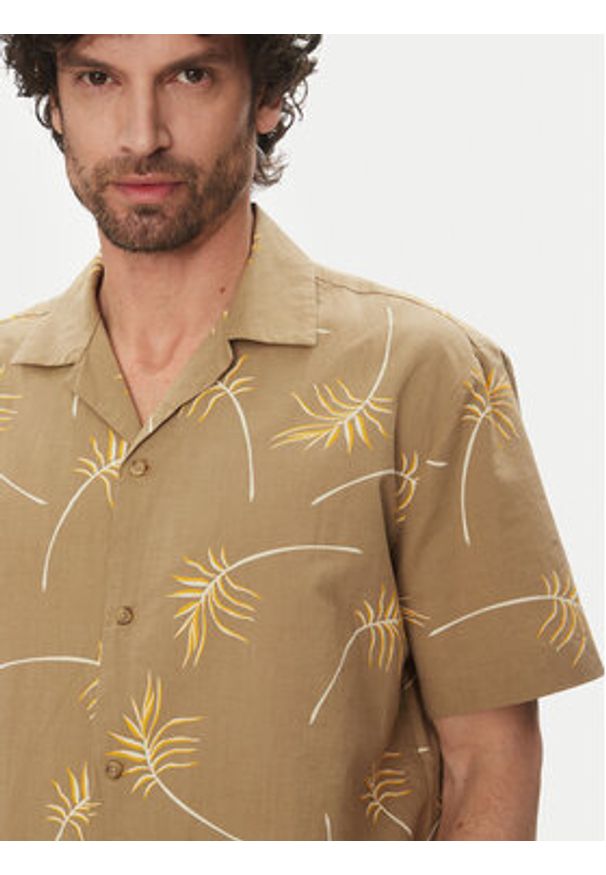 Liu Jo Koszula QA5103 T1999 M9413 Beżowy Regular Fit. Kolor: beżowy. Materiał: bawełna