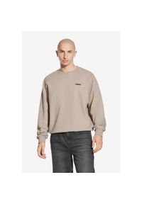 Bluza sportowa męska Prosto Subtle Logo bez kaptura. Typ kołnierza: bez kaptura. Kolor: beżowy #1