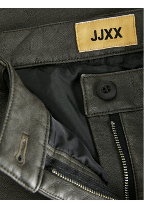 JJXX Spódnica z imitacji skóry Maddy 12262132 Czarny Regular Fit. Kolor: czarny. Materiał: skóra