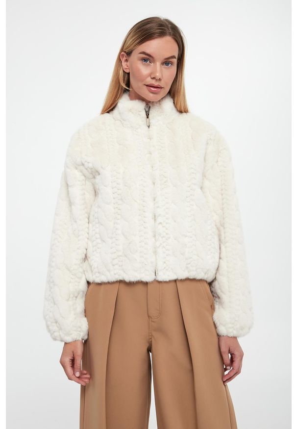 Ermanno Firenze - Kożuch damski ERMANNO FIRENZE