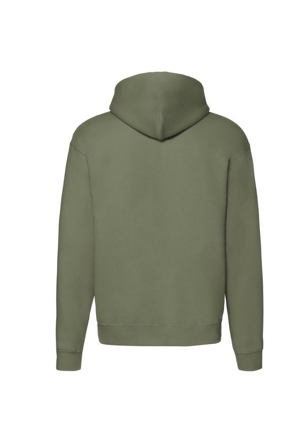 FRUIT OF THE LOOM - Kurtka Z Kapturem Premium Dla Dorosłych Unisex. Typ kołnierza: kaptur. Kolor: zielony