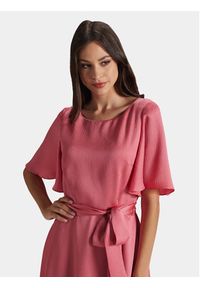 Swing Sukienka koktajlowa 5AG14500 Różowy Regular Fit. Kolor: różowy. Materiał: syntetyk. Styl: wizytowy #5