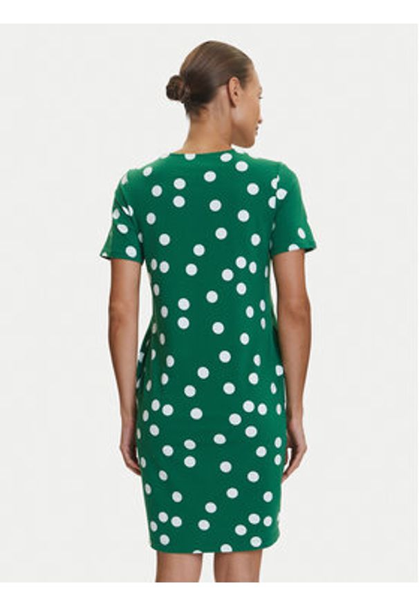 Tatuum Sukienka codzienna Koa T2505.207 Zielony Regular Fit. Okazja: na co dzień. Kolor: zielony. Materiał: bawełna. Typ sukienki: proste. Styl: casual