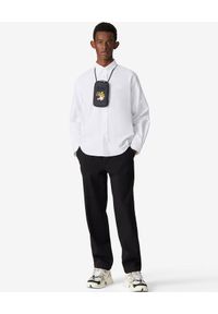 Kenzo - KENZO - Biała koszula Tiger Crest. Okazja: na co dzień. Typ kołnierza: kołnierzyk klasyczny. Kolor: biały. Materiał: bawełna. Długość rękawa: długi rękaw. Długość: długie. Wzór: aplikacja. Styl: klasyczny, casual #4