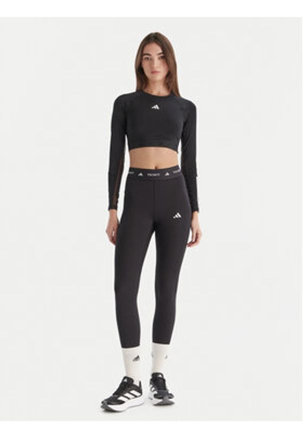 Adidas - adidas Legginsy Techfit IT2273 Czarny Slim Fit. Kolor: czarny. Materiał: syntetyk. Technologia: Techfit (Adidas)