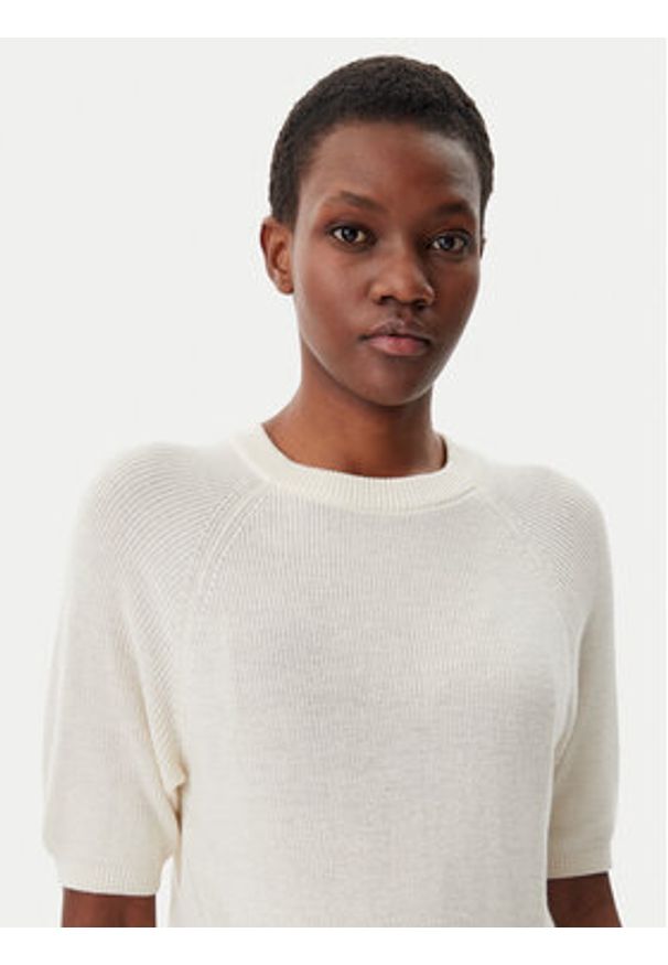 only - ONLY Sweter Lecia 15339541 Beżowy Regular Fit. Kolor: beżowy. Materiał: wiskoza
