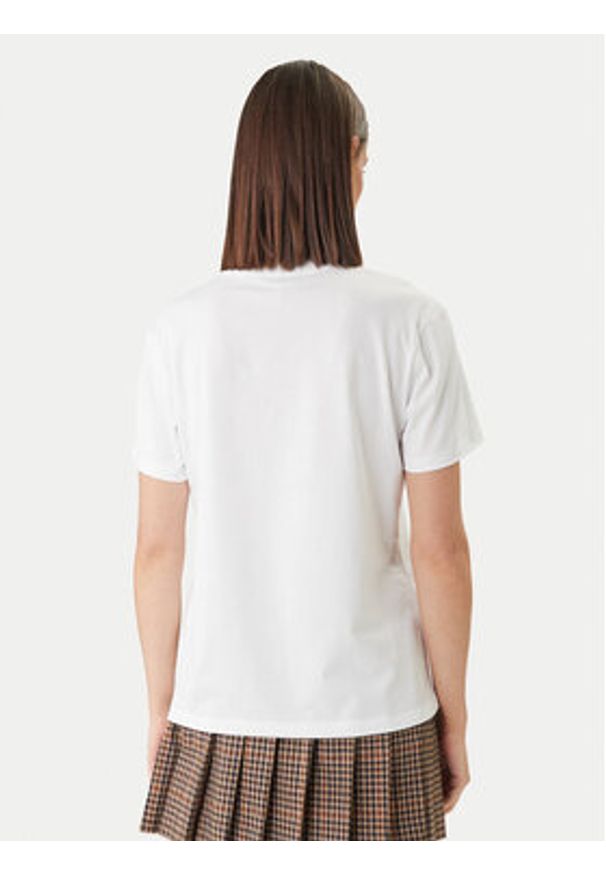 Barbour T-Shirt Bedale LTS0715WH11 Biały Regular Fit. Kolor: biały. Materiał: bawełna