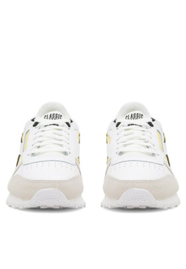 Reebok Sneakersy Classic Leather 100032760-M Biały. Kolor: biały. Materiał: skóra. Model: Reebok Classic