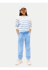 TOMMY HILFIGER - Tommy Hilfiger Spodnie dresowe KS0KS00596 Błękitny Regular Fit. Kolor: niebieski. Materiał: bawełna