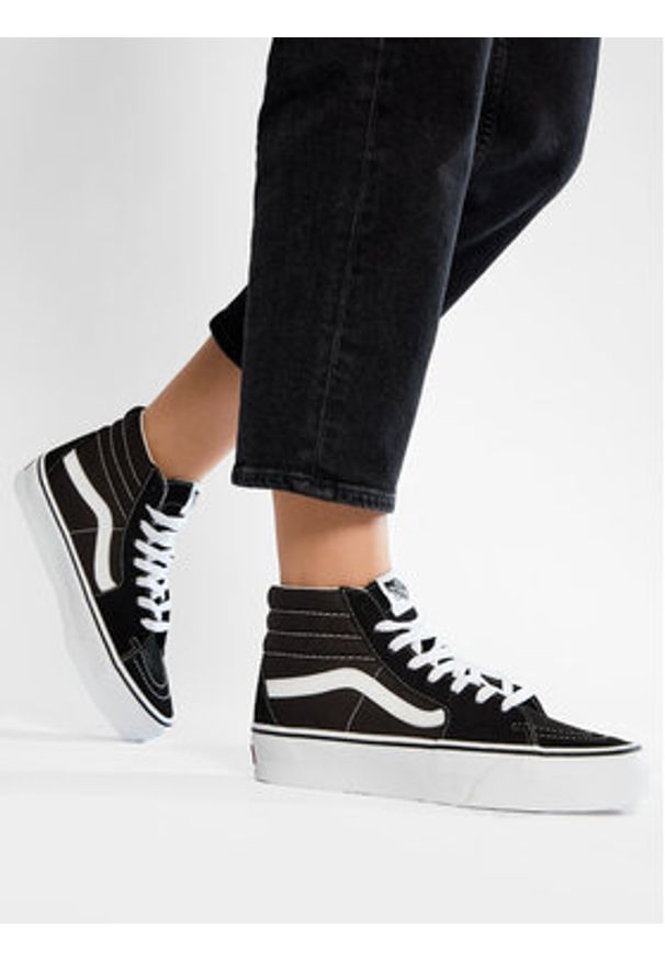 Vans Tenisówki Sk8-Hi Platform 2 VN0A3TKN6BT Czarny. Kolor: czarny. Materiał: skóra, zamsz. Obcas: na platformie