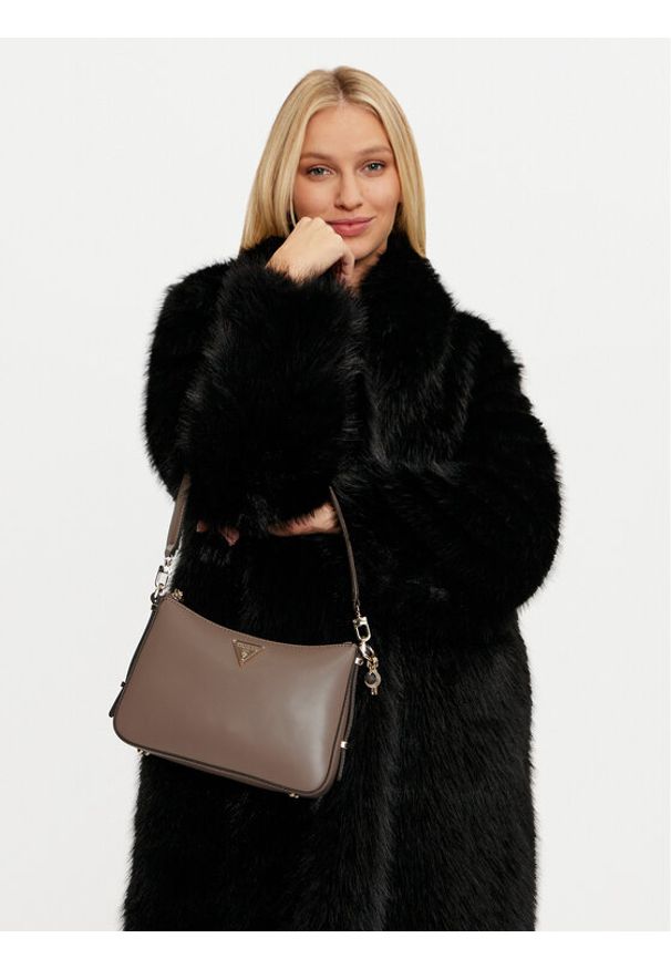 Guess Torebka HWVG94 93180 Brązowy. Kolor: brązowy. Materiał: skórzane