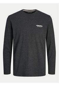 Jack & Jones - Jack&Jones Longsleeve Alvis 12259735 Czarny Standard Fit. Kolor: czarny. Materiał: bawełna. Długość rękawa: długi rękaw #4