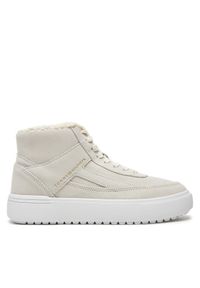 TOMMY HILFIGER - Tommy Hilfiger Sneakersy FW0FW08108 Biały. Kolor: biały. Materiał: skóra #1