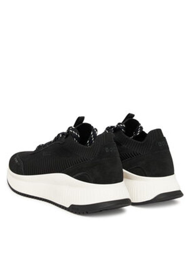 BOSS Sneakersy TTNMEVO 50536413 Czarny. Kolor: czarny. Materiał: materiał