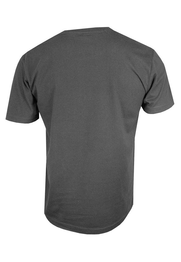 Szary t-shirt Stedman z krótkim rękawem, na co dzień, casualowy