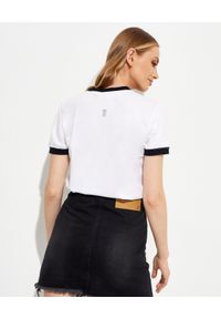 ONETEASPOON - Biały T-shirt Ringer. Kolor: czarny. Materiał: bawełna. Styl: klasyczny #4