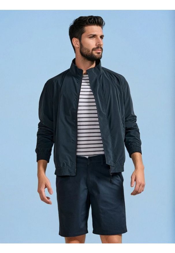 Sinsay - Szorty chino - niebieski. Kolor: niebieski