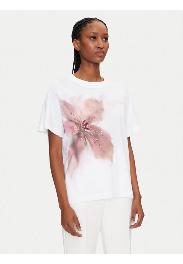 Marciano Guess T-Shirt Ss tshirt kim Biały Regular Fit. Kolor: biały. Materiał: bawełna, syntetyk