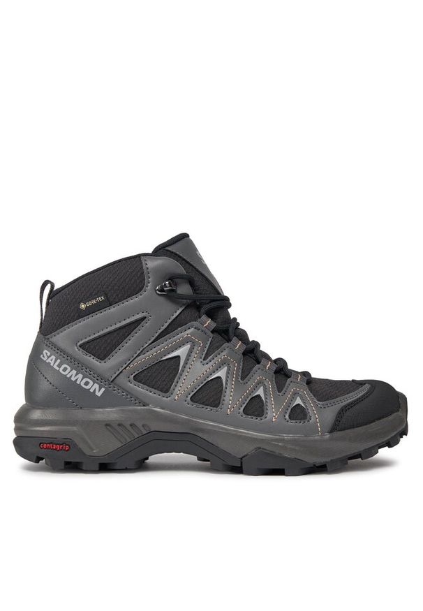 salomon - Trekkingi Salomon. Kolor: czarny. Technologia: Gore-Tex. Sport: turystyka piesza