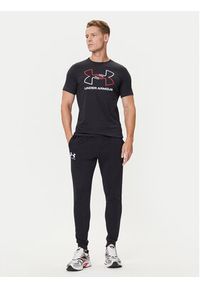 Under Armour T-Shirt Ua Gl Foundation Update Ss 1382915-001 Czarny Loose Fit. Kolor: czarny. Materiał: syntetyk