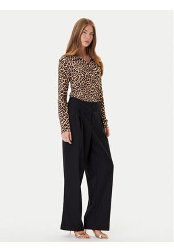 Morgan Koszula 252-TJOSY Brązowy Slim Fit. Kolor: brązowy. Materiał: syntetyk